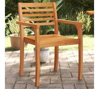 BOWEKAM Home & Garden-Sedie Giardino 2 pz 59x55x85 cm Legno Massello Acacia - Scelta
