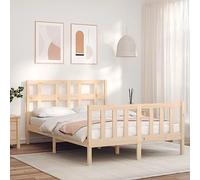 BOWEKAM Home & Garden - Struttura letto senza materasso, 120 x 200 cm, in legno massello di pino