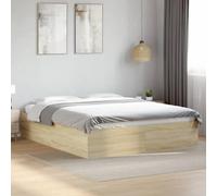BOWEKAM Home & Garden - Struttura letto senza materasso, in rovere Sonoma, 160 x 200 cm