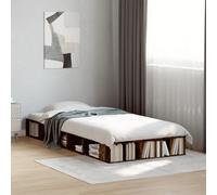 BOWEKAM Home & Garden - Struttura letto senza materasso, rovere fumé, 90 x 190 cm, a scelta
