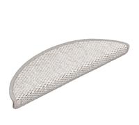 BOWEKAM Home & Garden-Tappetini Autoadesivi Sisal-Look 15 pz 56x17x3 cm Platina-F2 Scelta