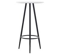 BOWEKAM Home & Garden-Tavolo Bar Bianco 60x107,5 cm MDF - Scelta