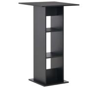 BOWEKAM Home & Garden-Tavolo Bar Nero 60x60x110 cm - Scelta