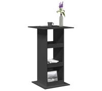 BOWEKAM Home & Garden - Tavolo da bar con contenitore, 60 x 60 x 102 cm, colore: Nero