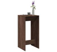 BOWEKAM Home & Garden - Tavolo da bar in rovere marrone, 51 x 50 x 103,5 cm, in legno ingegnerizzato
