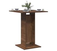 BOWEKAM Home & Garden - Tavolo da bistrot in rovere marrone, 60 x 60 x 75 cm, legno ingegnerizzato a scelta