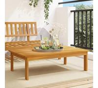BOWEKAM Home & Garden-Tavolo da Giardino 100x60x30 cm Legno Massello Acacia - Scelta