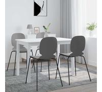 BOWEKAM Home & Garden Tavolo da pranzo bianco 114 x 71 x 75 cm caucciù legno massello