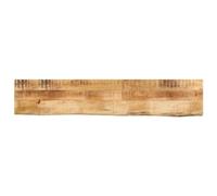 BOWEKAM Home & Garden - Tavolo da tavolo, 160 x 20 x 3,8 cm, in legno massello grezzo