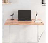 BOWEKAM Home & Garden - Tavolo da tavolo, 80 x 50 x 2 cm, in legno massello di quercia trattato, colore: Marrone chiaro