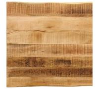 BOWEKAM Home & Garden-Tavolo Live Edge 40 x 40 x 3,8 cm in legno massello grezzo mango scelta mobili