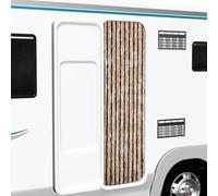 BOWEKAM Home & Garden-Tenda Insetti Beige e Marrone Chiaro 56x200 cm Ciniglia - Scelta
