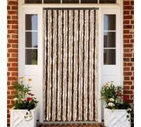 BOWEKAM Home & Garden-Tenda Insetti Beige e Marrone Chiaro 90x220 cm Ciniglia - Scelta