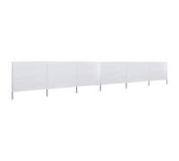 BOWEKAM Home & Garden-Tessuto Paravento 6 Pannelli 800x80 cm Bianco-Scelta Mobili