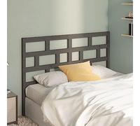 BOWEKAM Home & Garden-Testiera Letto Grigio 166x4x100 cm Legno Massello Pino Scelta Mobili