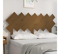 BOWEKAM Home & Garden-Testiera letto marrone 141 x 3 x 80,5 cm in legno massello di pino scelta