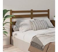 BOWEKAM Home & Garden-Testiera letto marrone 141x4x100 cm legno massello pino scelta mobili