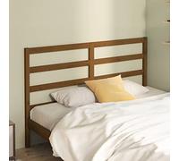 BOWEKAM Home & Garden-Testiera Letto Marrone 166x4x100 cm Legno Massello Pino Scelta Mobili