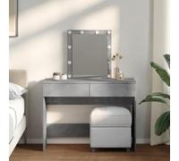BOWEKAM Home & Garden-Toeletta con LED grigio cemento 100x40x130 cm - Scelta