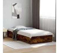 BOWEKAM Letti & Accessori-Letti & Telai letto - Struttura letto senza materasso Rovere fumé 90x190 cm singolo
