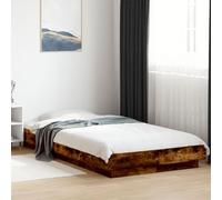 BOWEKAM Letti & Accessori-Letti & Telai letto - Struttura letto senza materasso Rovere fumé 90x190 cm singolo