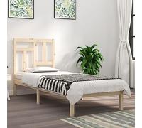 BOWEKAM Letti & Accessori-Letti & Telai-Telaio letto senza materasso 90x200 cm Legno massello di pino
