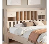 BOWEKAM Letti & Accessori, testiera e pediera, con contenitore, 160 cm, in legno di pino massiccio