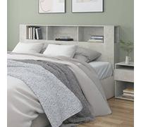BOWEKAM Letti & Accessori-Testiere & Pediere-Armadietto Testiera Grigio Cemento 200x18.5x104.5 cm