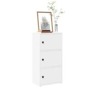 BOWEKAM Libreria Bianco 40x24x77 cm Legno Ingegnerizzato