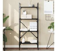 BOWEKAM Libreria e mensole a 4 ripiani, 56 x 31,5 x 138,5 cm, in legno ingegnerizzato