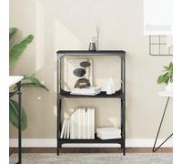 BOWEKAM Libreria Libreria a 3 ripiani, 59 x 35 x 90,5 cm, in legno ingegnerizzato