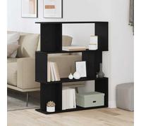 BOWEKAM Libreria Rovere Nero 80x24x96 cm Legno Ingegnerizzato