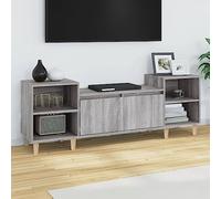 BOWEKAM Mobiletto TV Sonoma grigio 160 x 35 x 55 cm in legno ingegnerizzato