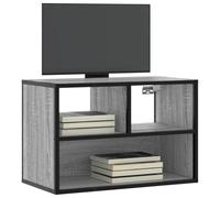 BOWEKAM Mobiletto TV Sonoma grigio 60x31x39,5 cm in legno e metallo