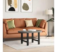 BOWEKAM Mobili, accessori da tavolo, gambe del tavolo, gambe del tavolino da caffè, nero, 2 pezzi 50 x (42-43) cm in acciaio
