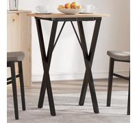 BOWEKAM Mobili, accessori da tavolo, gambe del tavolo, gambe del tavolo da pranzo X-Frame 40x40x73 cm acciaio