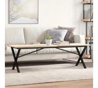 BOWEKAM Mobili,Accessori Tavolo,Gambe del tavolo,Gambe del tavolino X-Frame 140x30x43 cm Acciaio