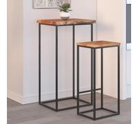 BOWEKAM Mobili,Accessori Tavolo,Piani Tavolo,Piano Tavolo 50x40x2.5 cm Rettangolare In Legno Massello Acacia Live Edge