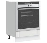 BOWEKAM Mobili,Armadi e stoccaggio,Armadi da cucina,Forno Cabinet Lucca Bianco Ingegnerizzato Legno