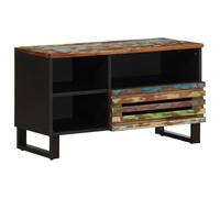 BOWEKAM Mobili,Armadi e stoccaggio,Armadi e rack di archiviazione multimediali,Mobile TV 80x34x46 cm Acacia in legno massello