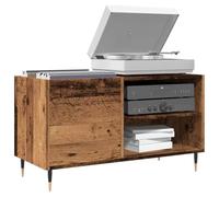 BOWEKAM Mobili,Armadi e stoccaggio,Armadi e rack di stoccaggio multimediale,Armadio per dischi in legno vecchio 84,5x38x48 cm Legno ingegnerizzato