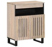 BOWEKAM Mobili,Armadi e stoccaggio,Armadietti e armadietti,Credenza 60x34x75 cm Legno massello Mango