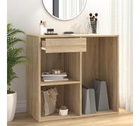 BOWEKAM Mobili,Armadi e stoccaggio,Armadio cosmetico Rovere Sonoma 80x40x75 cm Legno Ingegnerizzato