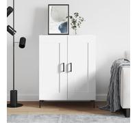 BOWEKAM Mobili,Armadi e stoccaggio,Buffet & Credenze,Credenza Bianco 69.5x34x90 cm Legno Ingegnerizzato