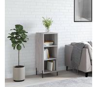 BOWEKAM Mobili,Armadi e stoccaggio,Buffet & Credenze,Credenza Grigio Sonoma 34.5x32.5x90 cm Legno Ingegnerizzato