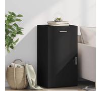 BOWEKAM Mobili,Armadi e stoccaggio,Buffet & Credenze,Credenza Nero 50x42.5x93 cm Legno Ingegnerizzato