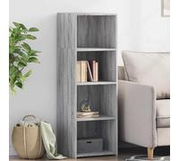 BOWEKAM Mobili,Armadi e stoccaggio,Buffet & Credenze,Highboard Grigio Sonoma 40x41x124 cm Legno Ingegnerizzato