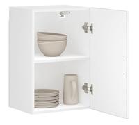BOWEKAM Mobili, armadi e stoccaggio, mobili da cucina, armadio da cucina Porto in legno ingegnerizzato bianco lucido