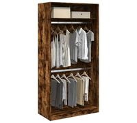 BOWEKAM Mobili,Armadi & Stoccaggio,Armadi & Armadi,Armadio Rovere Fumé 100x50x200 cm Legno Ingegnerizzato