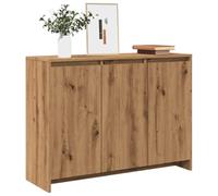 BOWEKAM Mobili,Armadi & Stoccaggio,Buffet & Credenze,Credenza Artigianale Rovere 102x33x75 cm Legno Ingegnerizzato